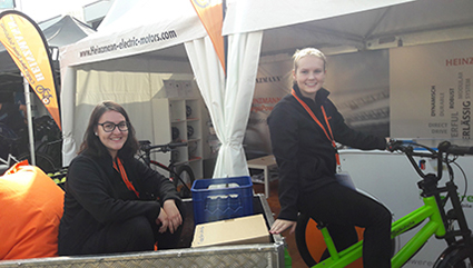 Azubi-Einsatz auf der EUROBIKE 2019