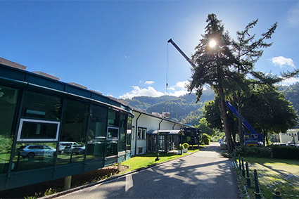 Aufbau der Photovoltaikanlagen-Module